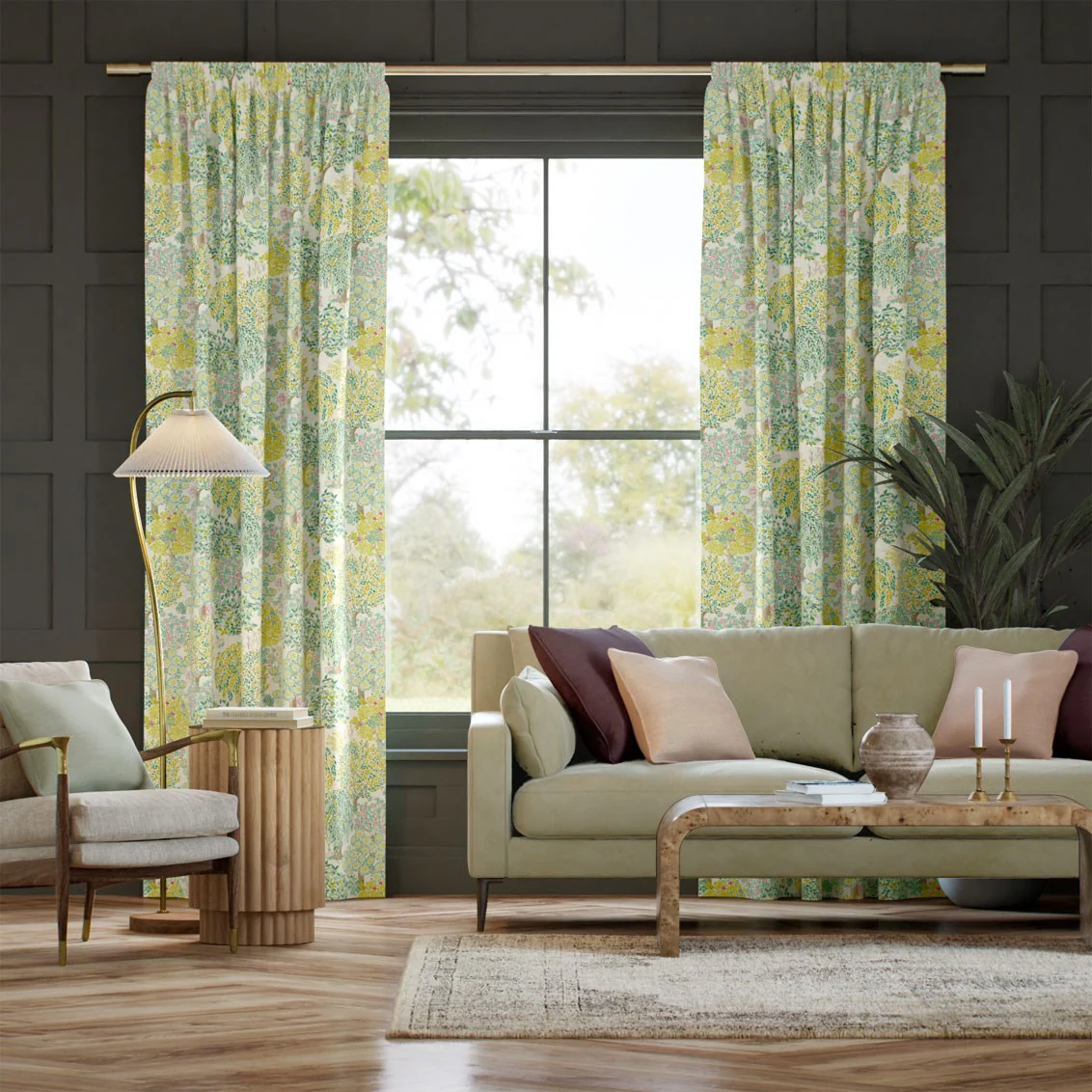 Blackout Patterned Curtains